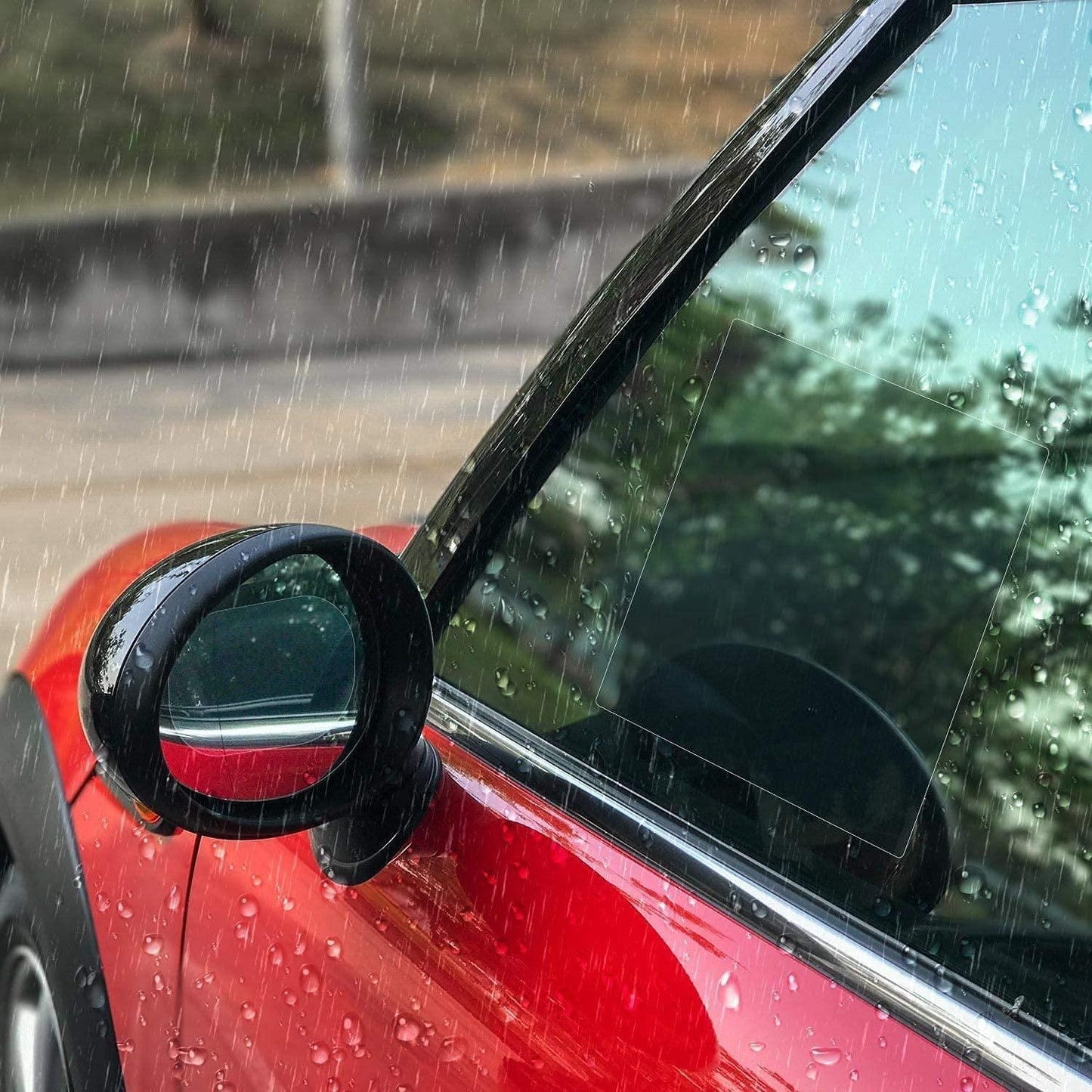 Anti Fog Anti Mist Rainproof Universal Car Accessories Rear-View Mirror (Pack of 2) mkp0fp-jd