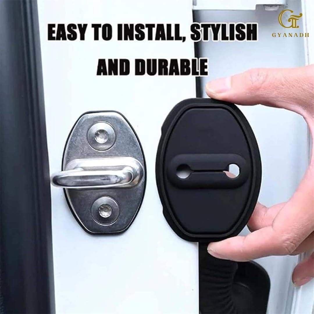 Car Door lock Protector Cover (4pc-Pack of 1) mkp0fp-jd