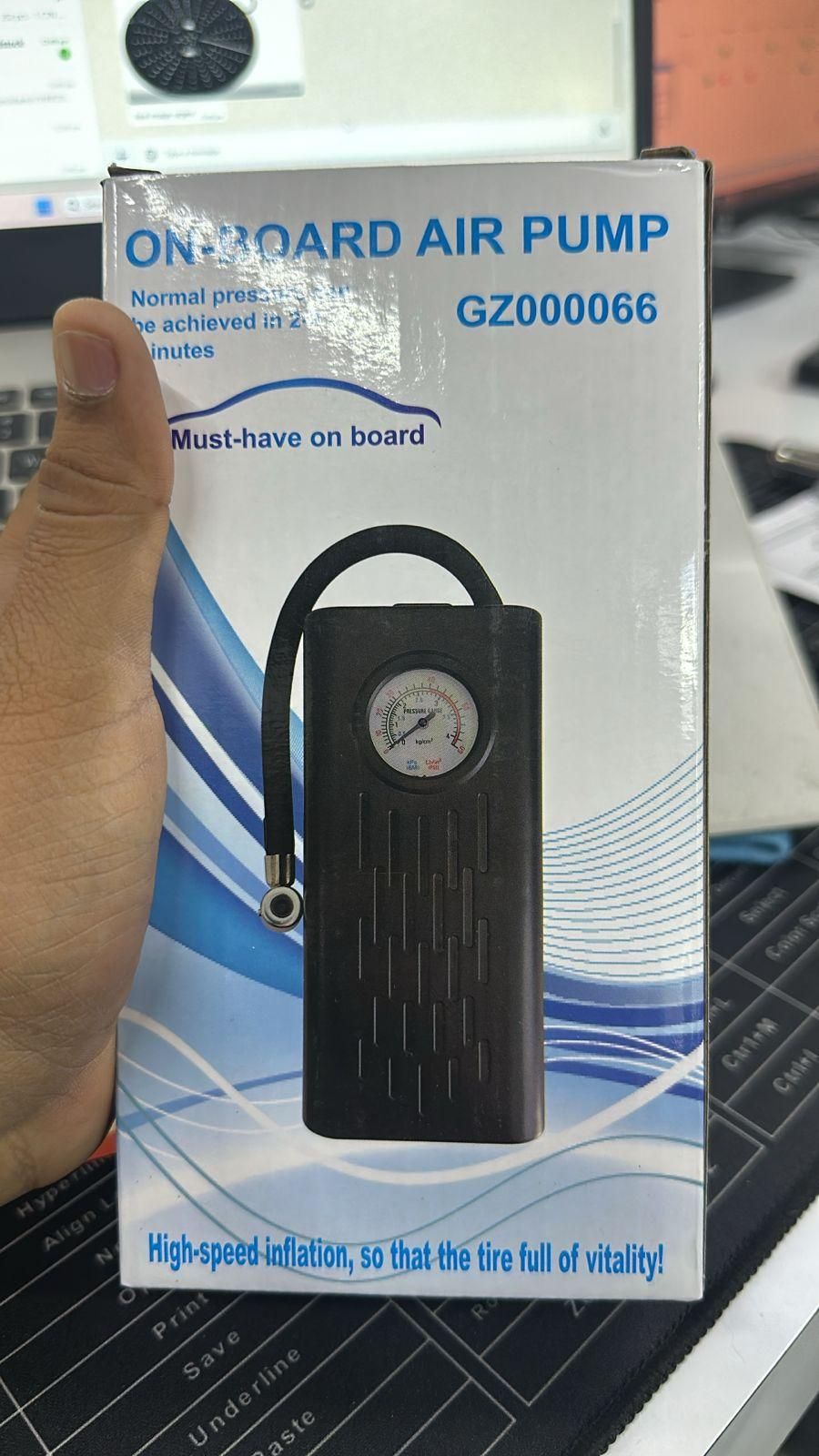 Portable Air Compressor Tire Inflator mkp0fp-jd
