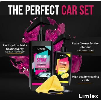 Coating Spray and Foam Car Cleaner 200ml (Combo) mkp0fp-jd