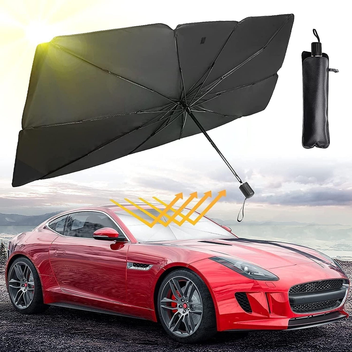 Car Windshield Sun Shade Umbrella� mkp0fp-jd