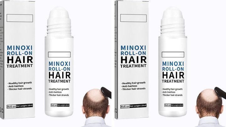 Minoxi Roll-On Hair Treatment Hair Growth Serum For Women & Men (Pack of 2) mkp0fp-jd