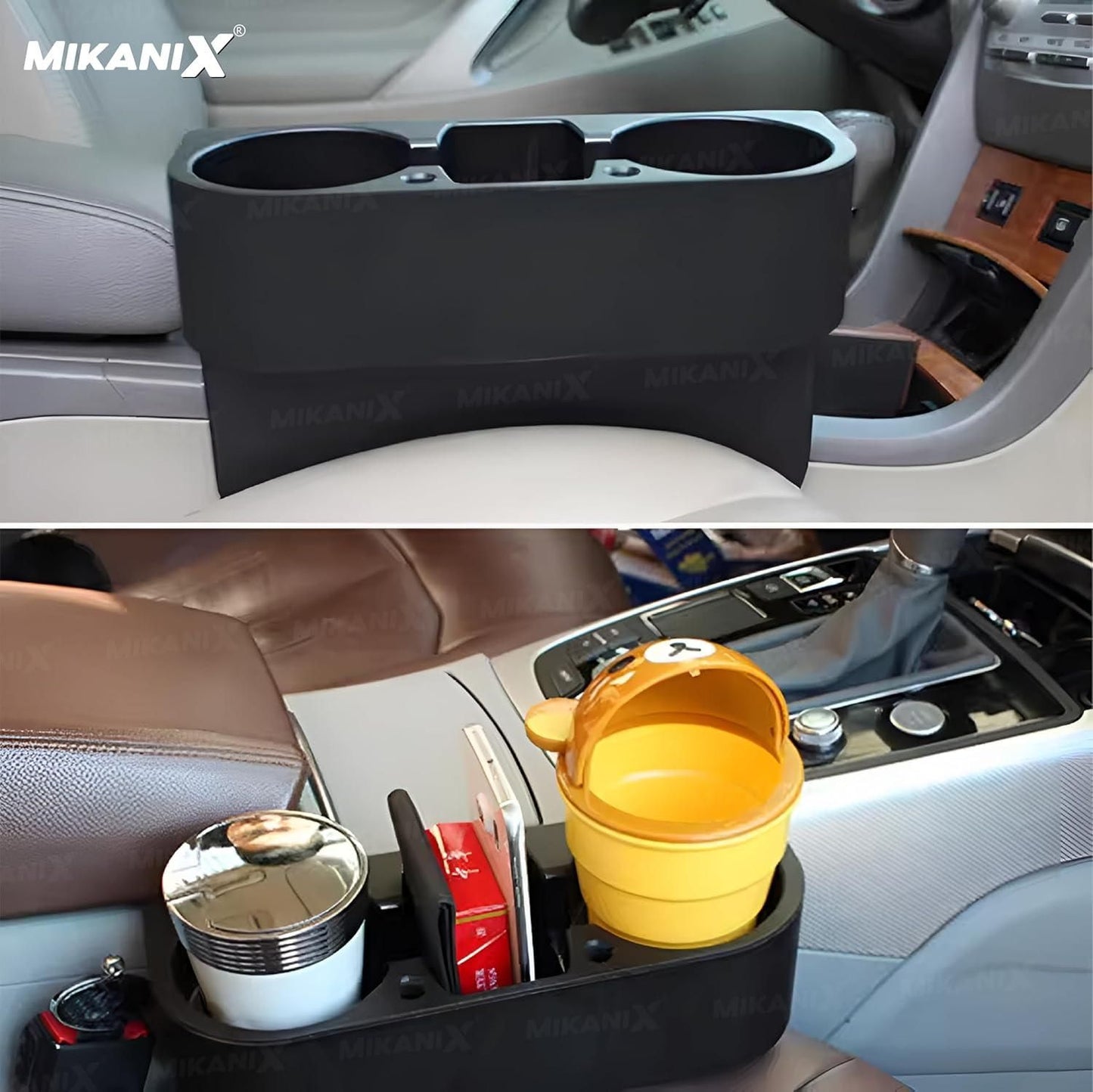 Multifunctional Car Cup Holder & Mobile Device Organizer mkp0fp-jd