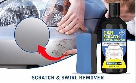 Car Body Scratch Remover and Repair Polishing Cream Kit with Sponge 200ML(Pack Of 1) mkp0fp-jd