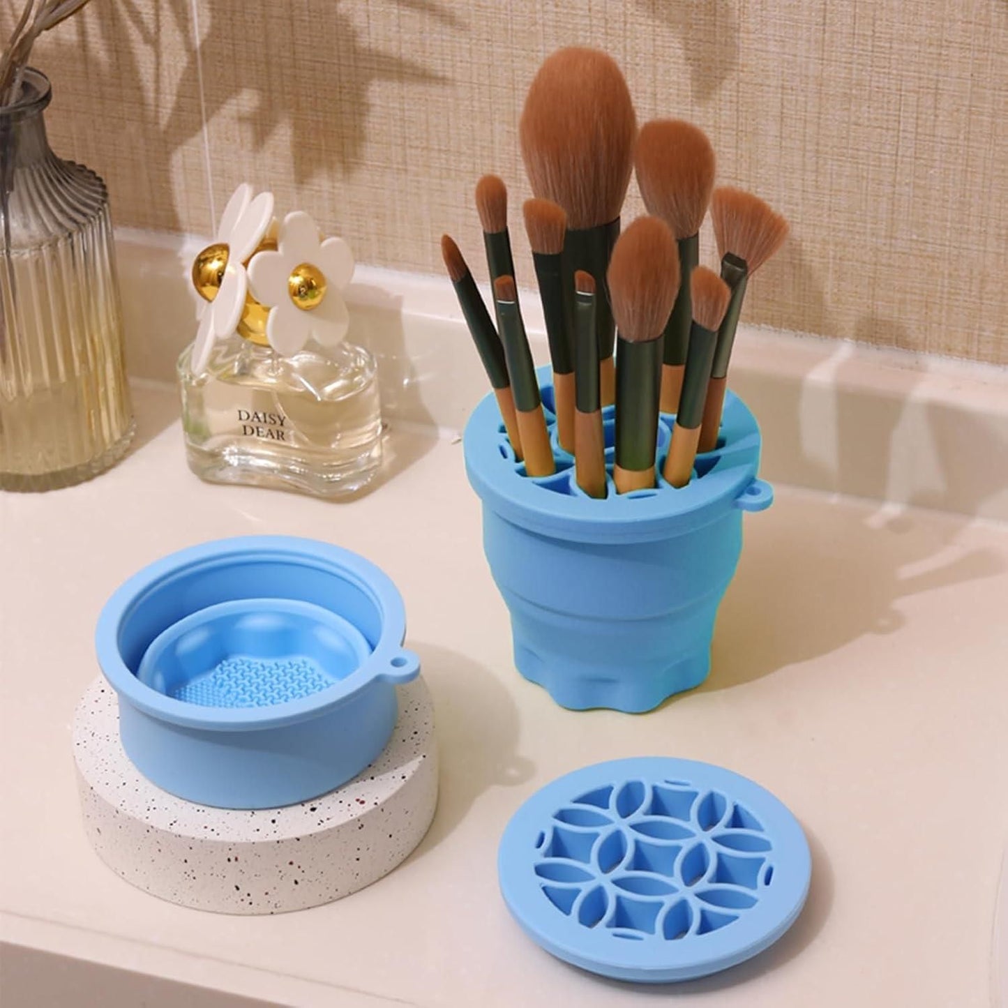 Silicon Makeup Brushes Cleaning Cup mkp0fp-jd