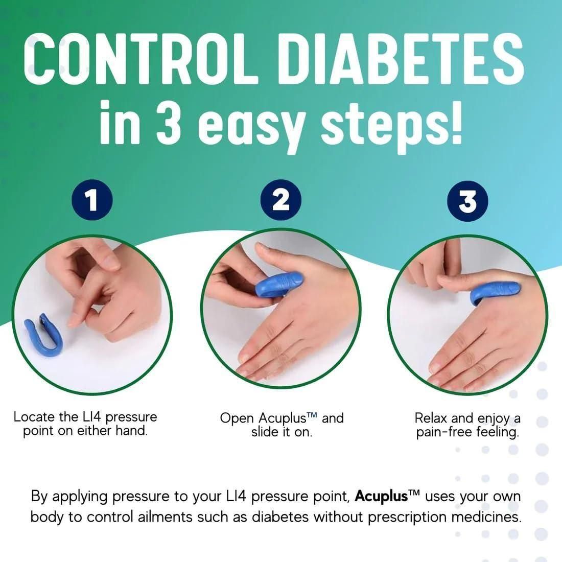 Sugar Control LI4 Acupressure Point Clip mkp0fp-jd