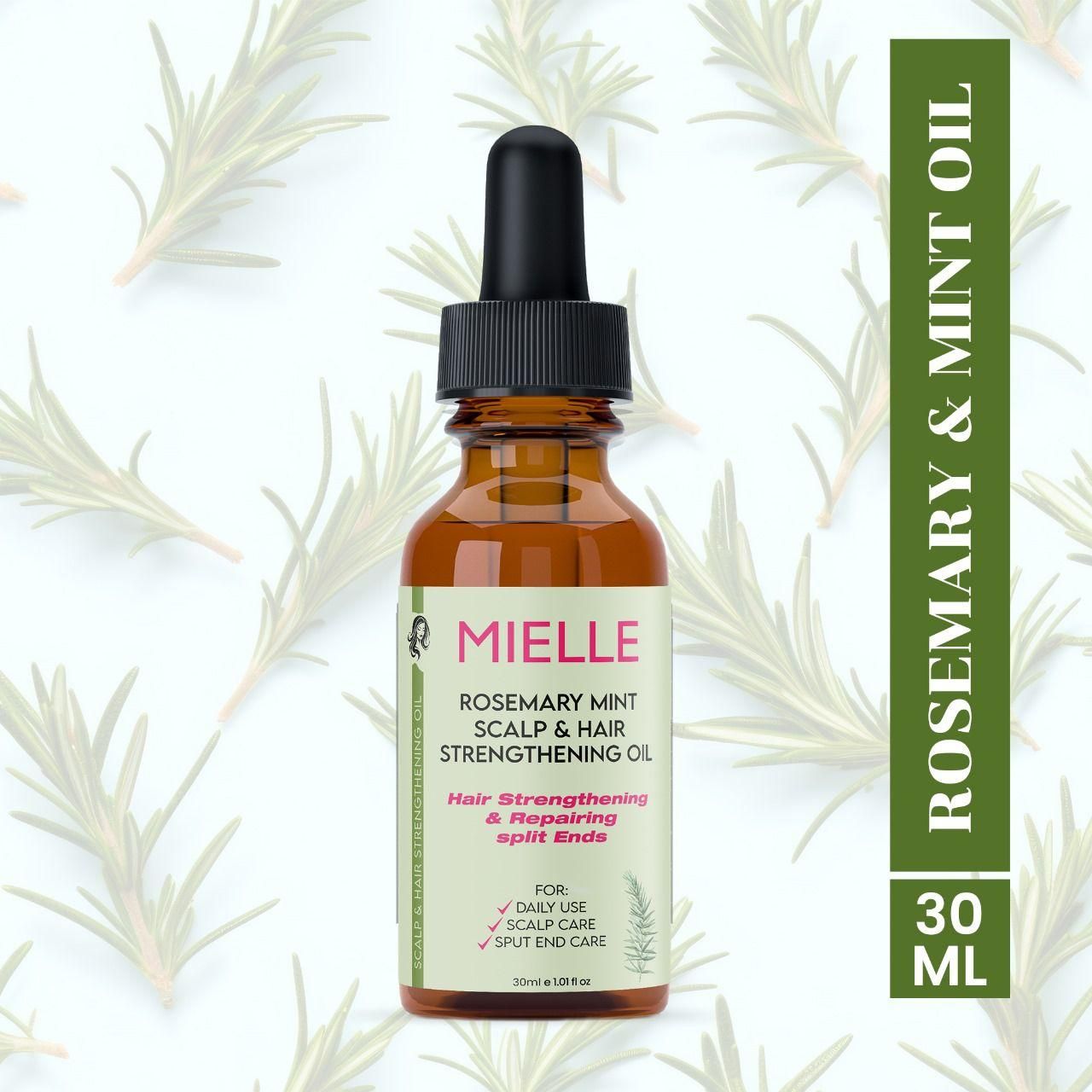 Rosemary Mint Scalp & Hair Strengthening Oil 30ml (Pack Of 1) mkp0fp-jd