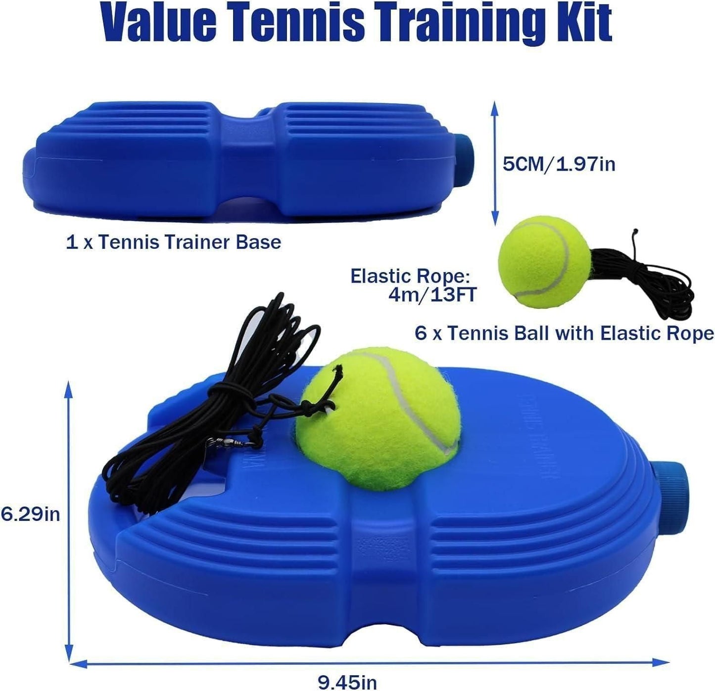 Solo Tennis Trainer Rebound Ball with String for Self Tennis Practice mkp0fp-jd