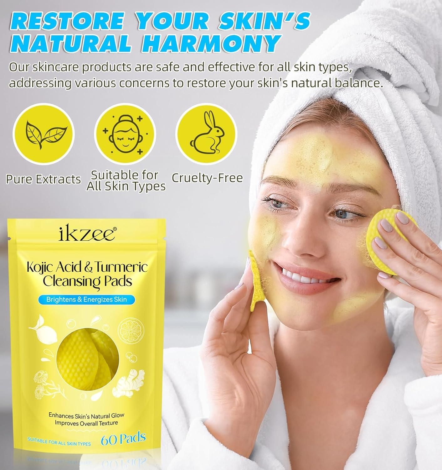 Turmeric Kojic Acid Cleansing Pads mkp0fp-jd