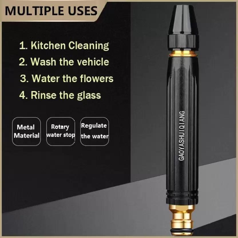 Portable High Pressure Washing Water Nozzle (Black) mkp0fp-jd