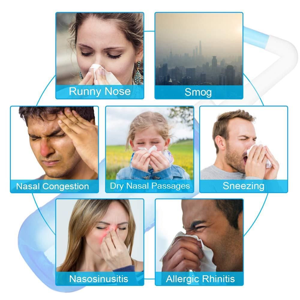 Neti Pot for Sinus Cleaning | BPA-Free Nose Wash Cleaner for Adults & Kids mkp0fp-jd