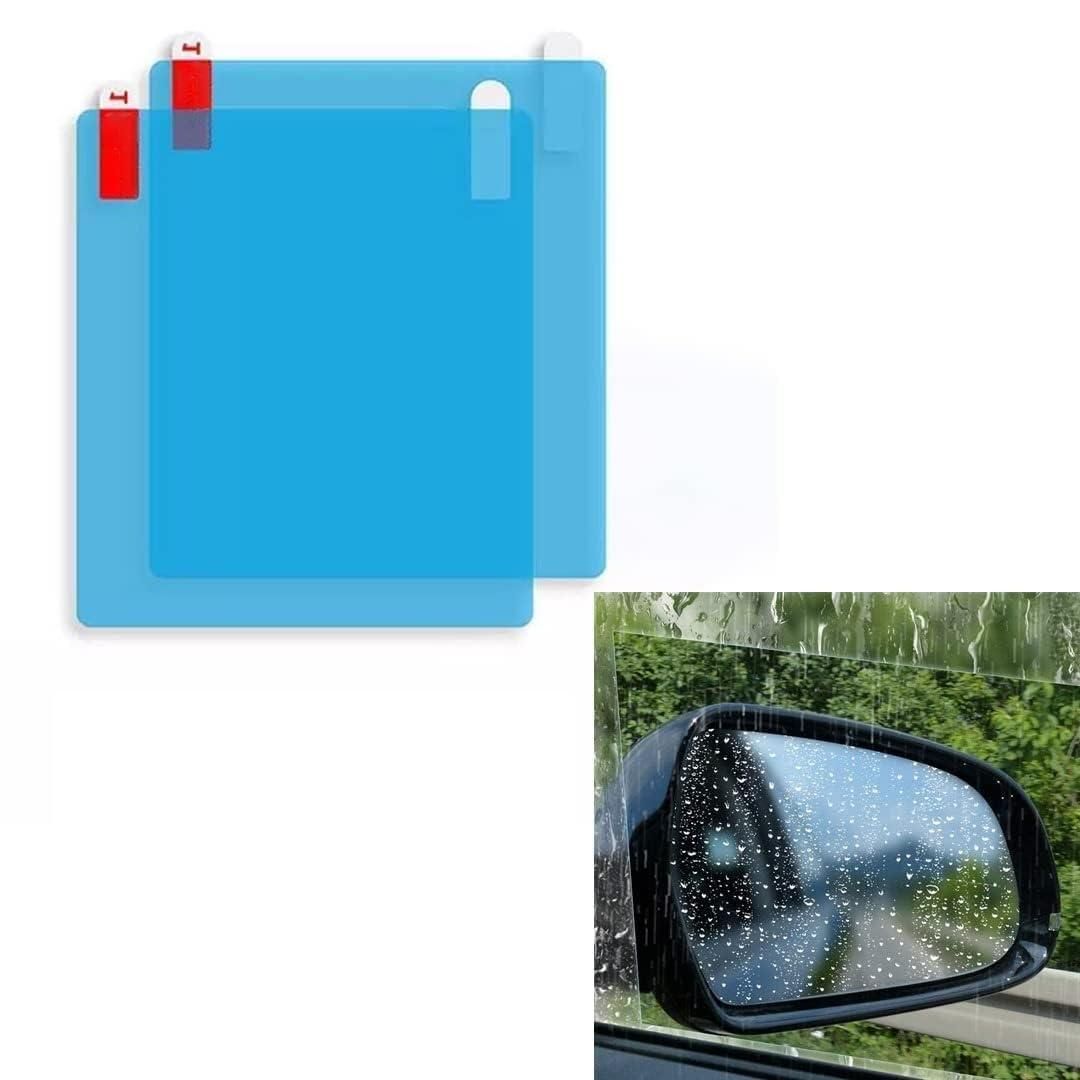Anti Fog Anti Mist Rainproof Universal Car Accessories Rear-View Mirror (Pack of 2) mkp0fp-jd