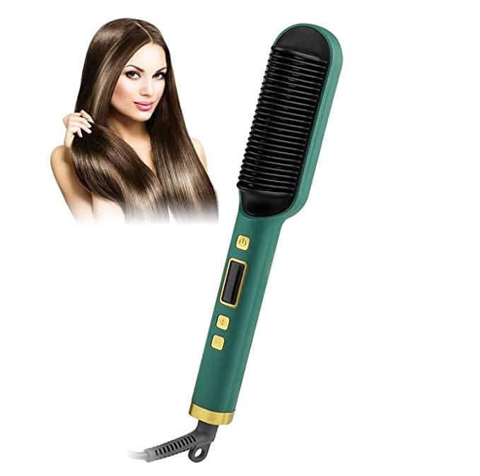 Professional Electric Hair Straightener Comb Brush mkp0fp-jd