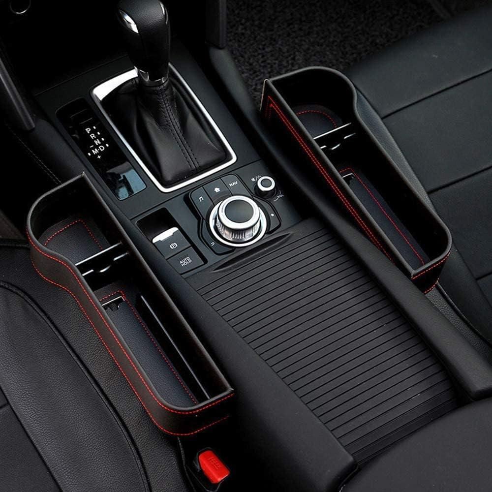 Seat Pockets PU Leather Car Console Side Organizer with Assorted Colour mkp0fp-jd