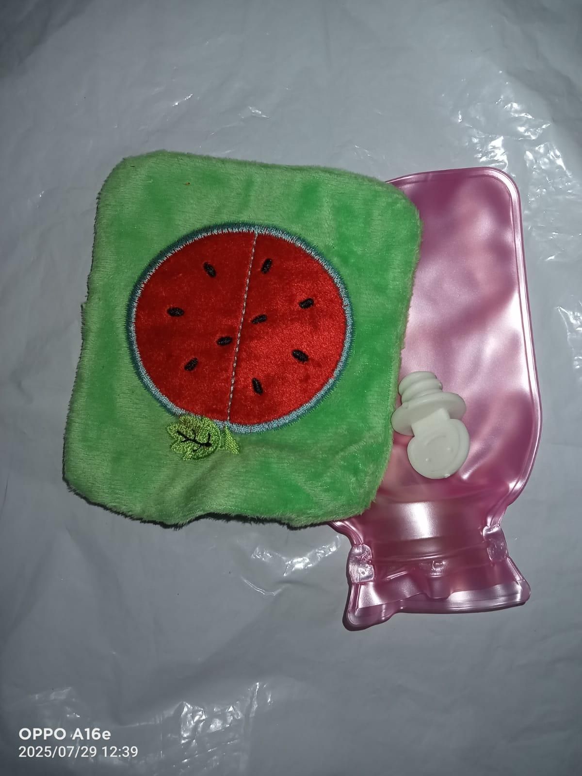 Small Hot Water Rubber Bottle Bag for Pain Relief Therapy mkp0fp-jd