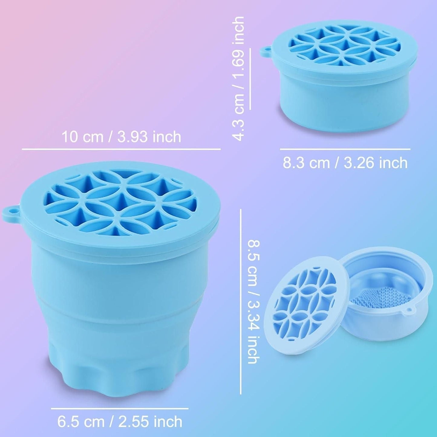 Silicon Makeup Brushes Cleaning Cup mkp0fp-jd