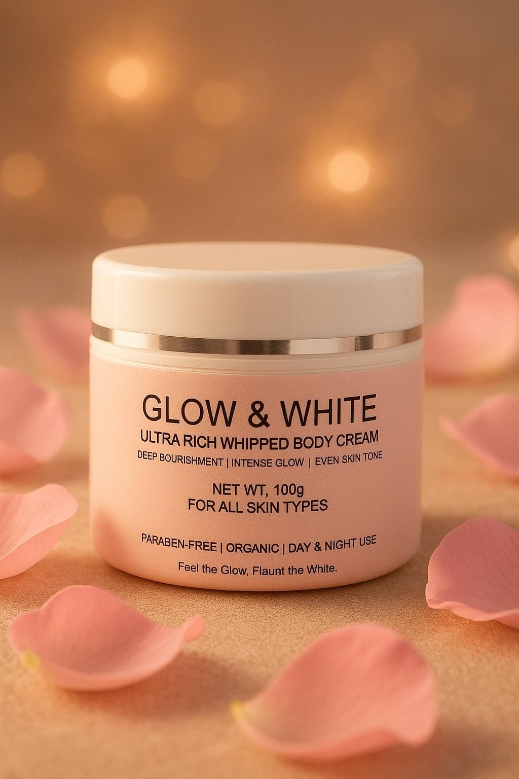 Glow & White Body Cream 100gm Each (Pack of 2) mkp0fp-jd