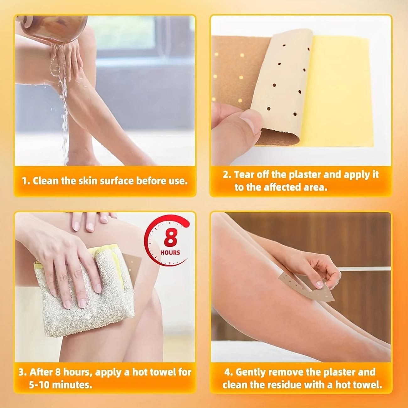 10 pcs Super Strength Herbal Heat Patches mkp0fp-jd
