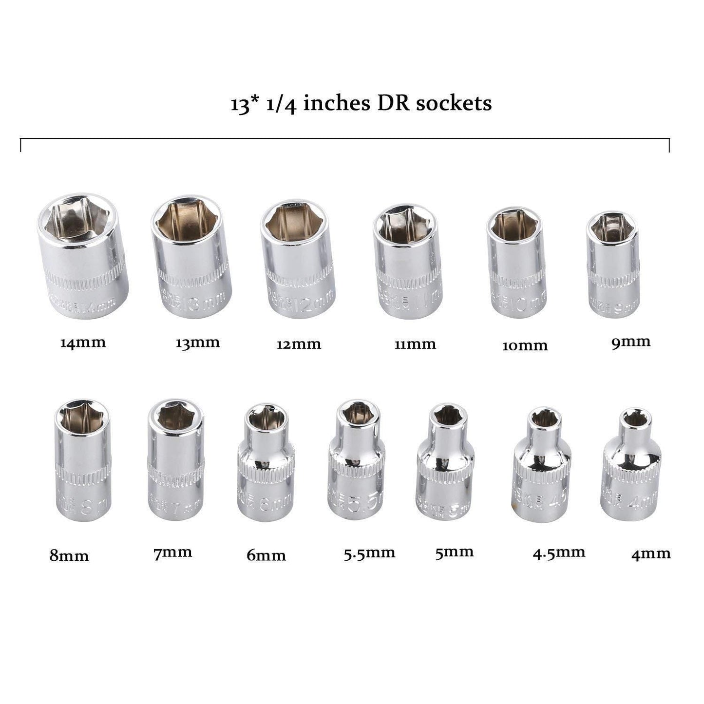 Hardware Tools- 46 in 1 Multi Purpose Combination Socket Tool Kit mkp0fp-jd