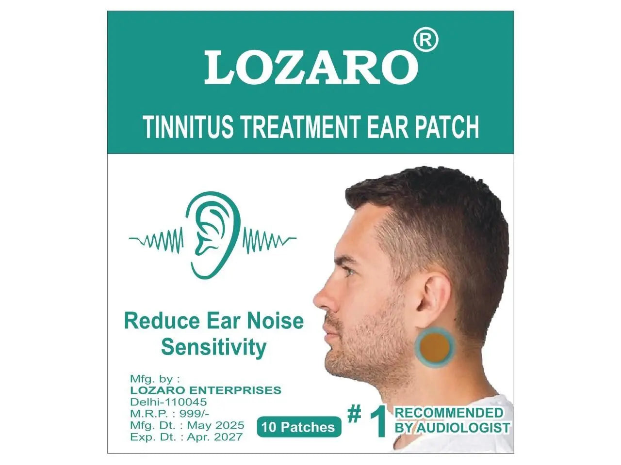 Tinnitus Treatment Ear Patch mkp0fp-jd
