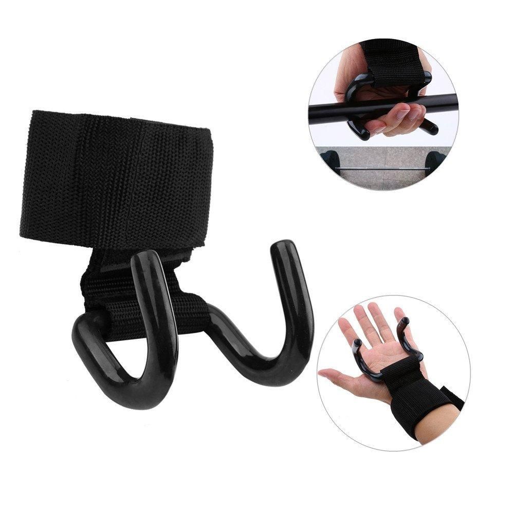 Weight Lifting Rod Hooks Wrist Support (Pair of 1) mkp0fp-jd