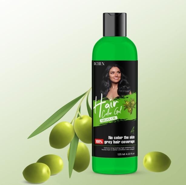 Hair Color Gel - 100% Gray Hair Coverage 125ML (Pack of 2) mkp0fp-jd