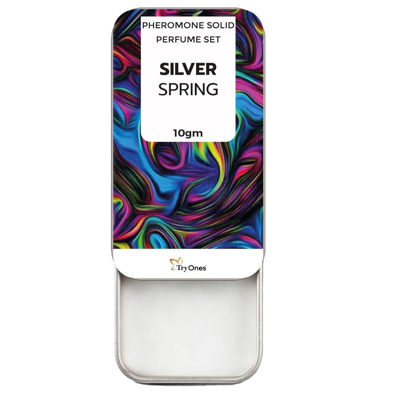 Pheromone Solid Perfume Set Silver Spring 20 gm Pack of 2 mkp0fp-jd