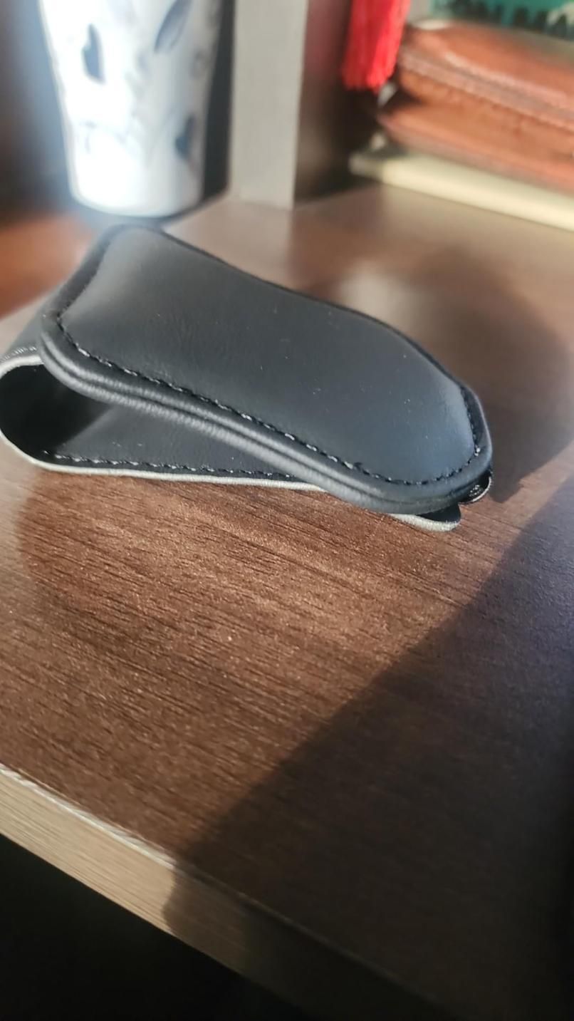 Automaze Leather Car Visor Sunglass Holder - Clip for Car mkp0fp-jd