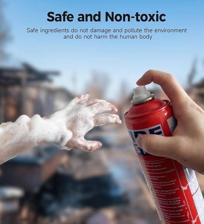 Car Fire Stop - Emergency Fire Response Spray 500ml Each (Pack of 2) mkp0fp-jd