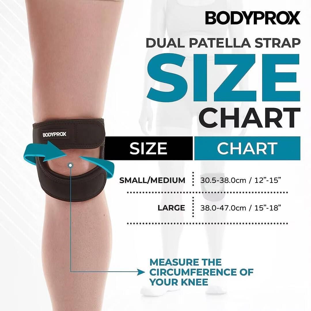 Knee Pain Relief Adjustable Neoprene Knee Strap (Pack of 2) mkp0fp-jd