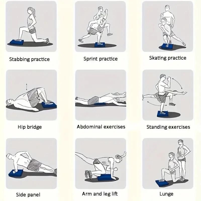 Inflatable Core Trainer Yoga Balance Pad Set mkp0fp-jd