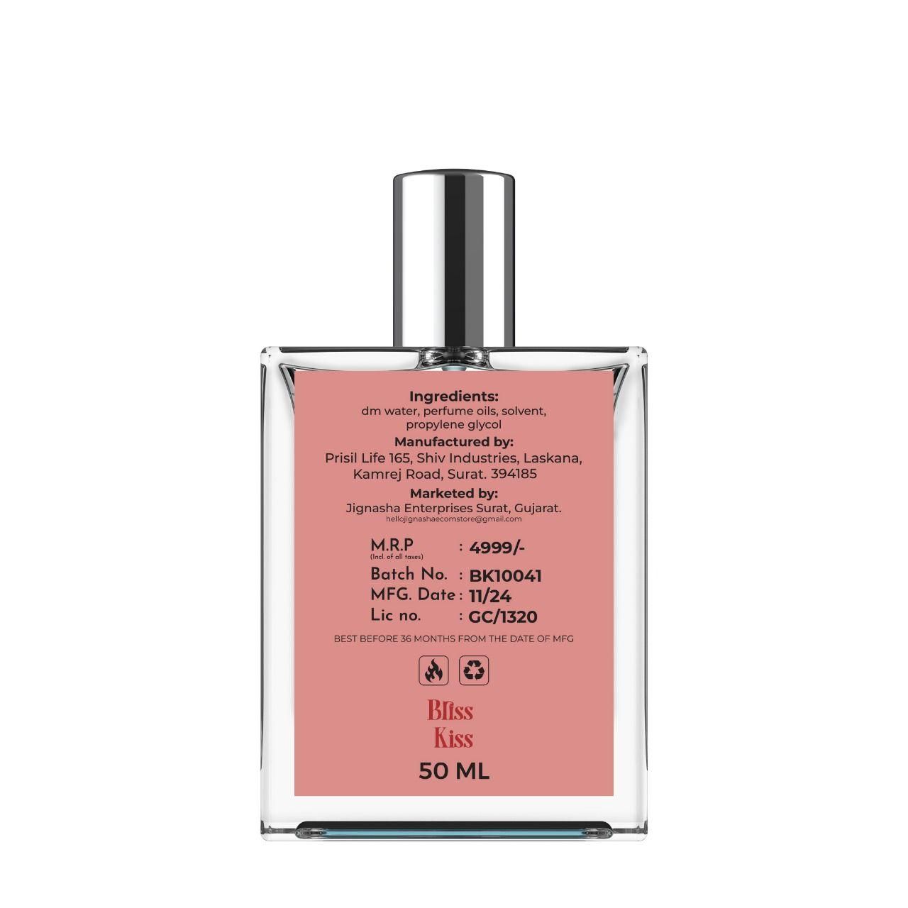 Briss Kiss Eau De Parfum ?Unisex Romantic Long Lasting Fragrance (Pack of 2) mkp0fp-jd