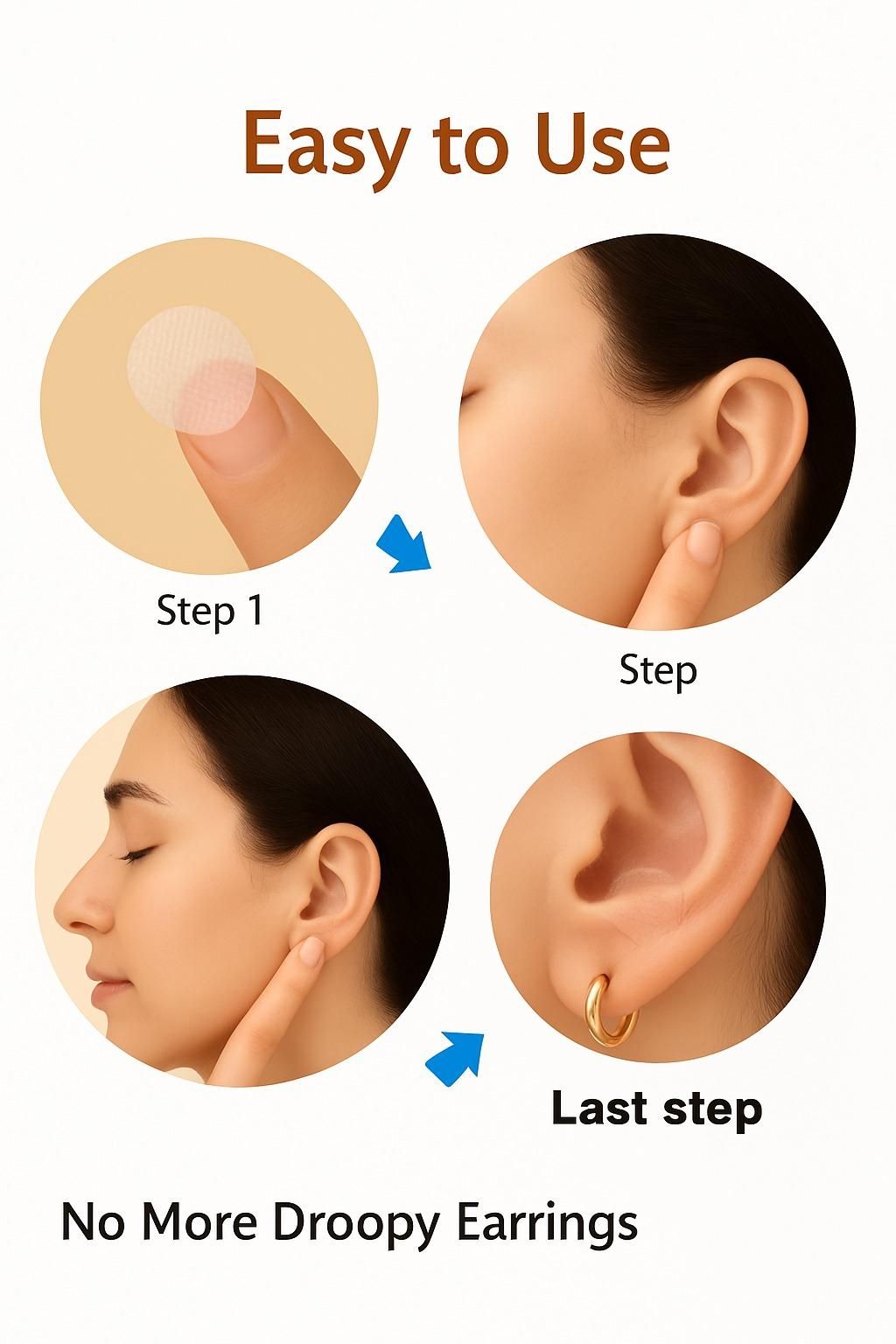 Premium Earlobe Support Patches (100 PCS) mkp0fp-jd
