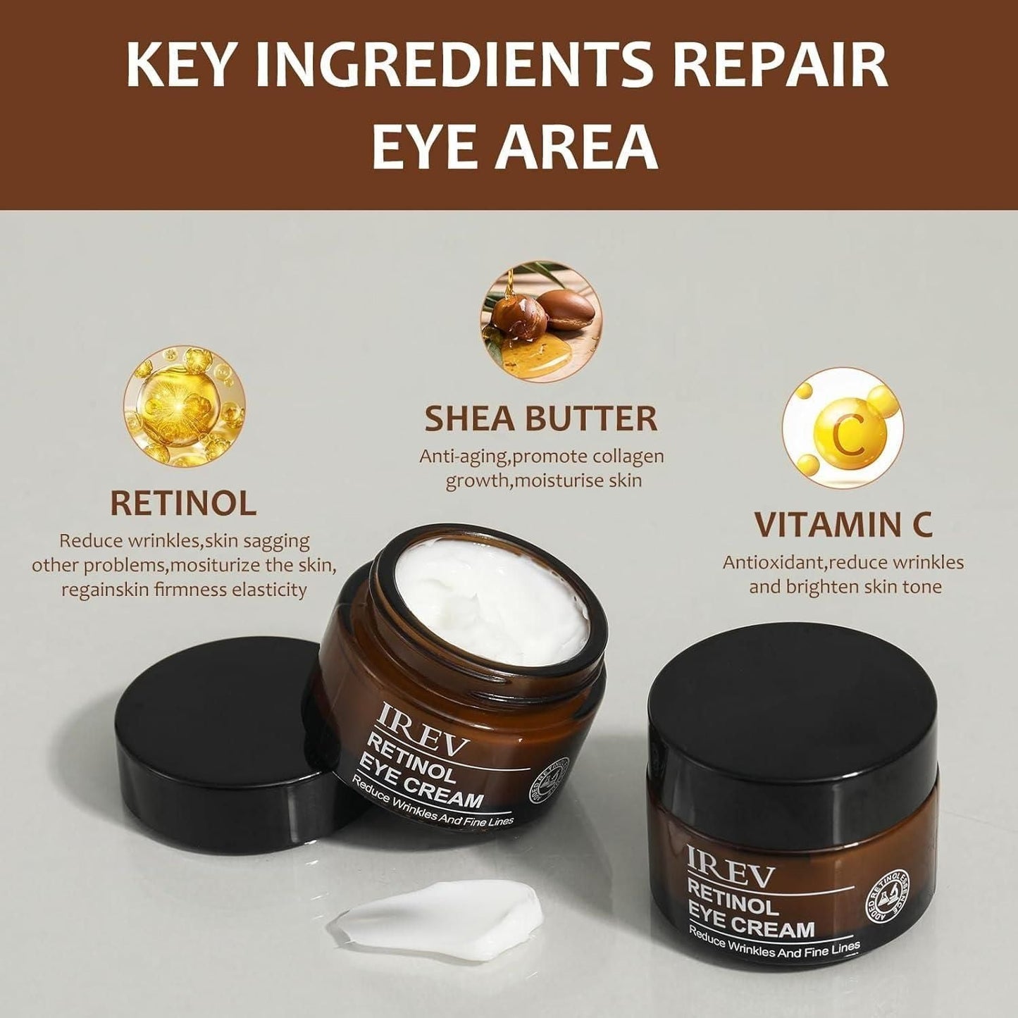 IREV- Retinol Eye Cream 30 ml Each (Pack of 2) mkp0fp-jd