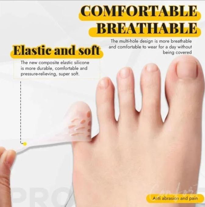 Silicone Anti-Friction Toe Protector (Pack Of 2) mkp0fp-jd