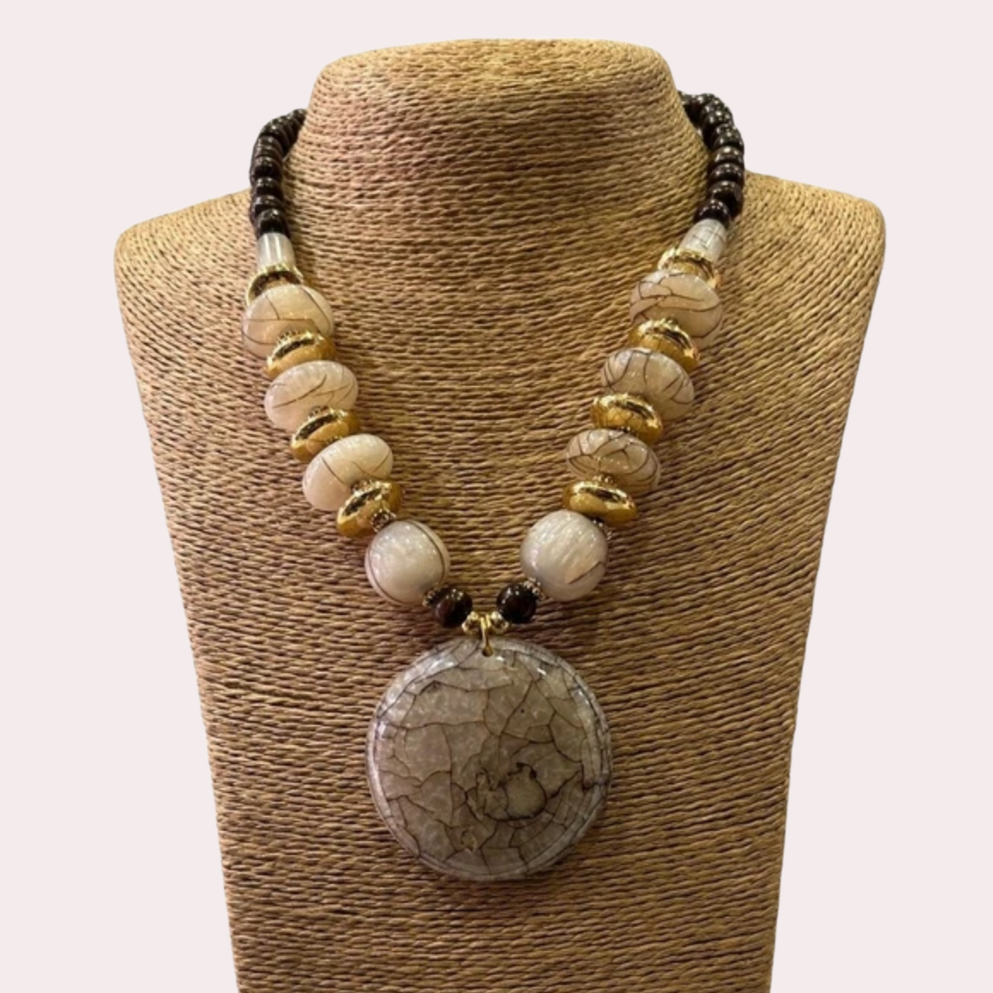 Gemstone Statement Modern Designer Necklace