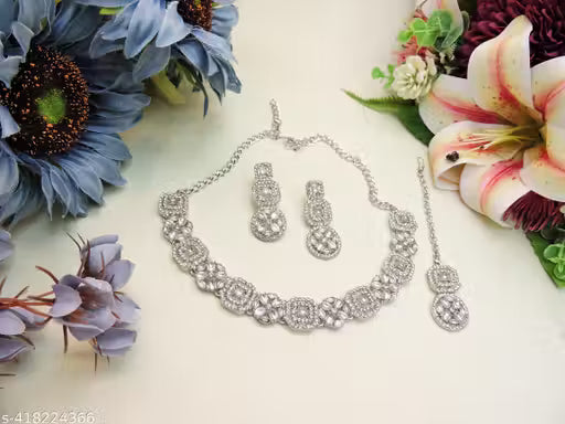 Enchanting Diamond Necklace Set