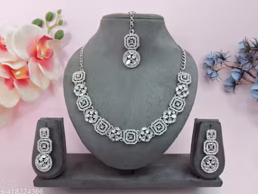 Enchanting Diamond Necklace Set
