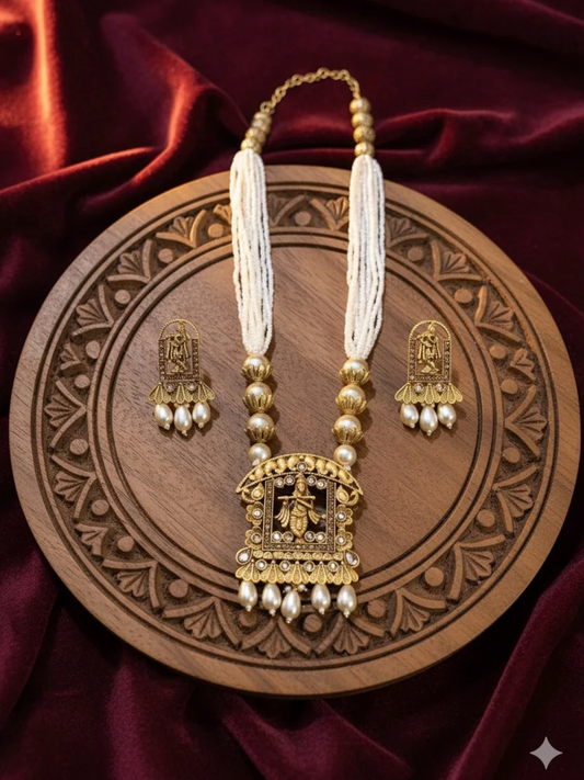 Brass Golden Imitation Temple Jewellery