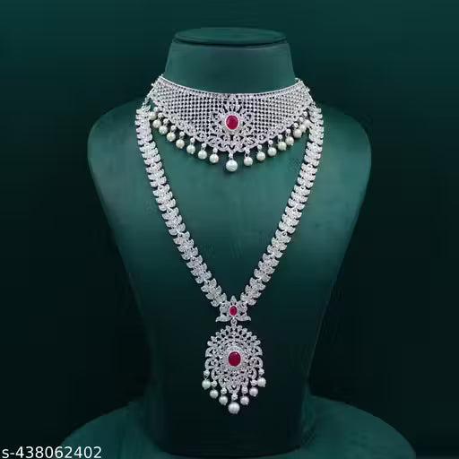 Elegant 4-Piece Women's Artificial Necklace Set