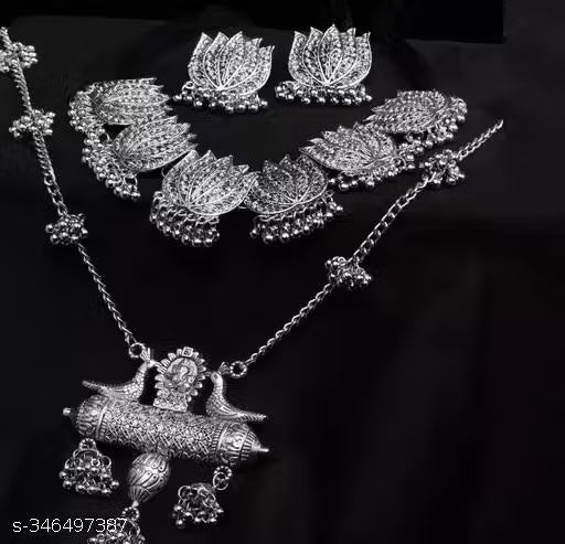 Silwar necklece With LOTES necklece Jewellery Set For Women and Girls