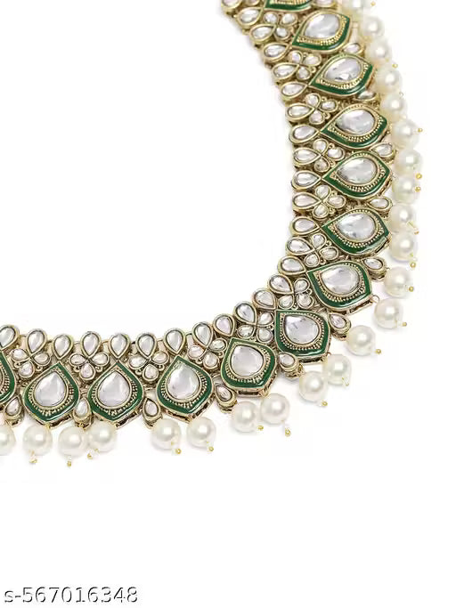 JYONA Dazzling Gold Kundan Jewellery Set 🛍️ swatistore.com