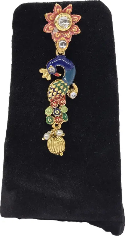 Gold-Plated Peacock Necklace Set