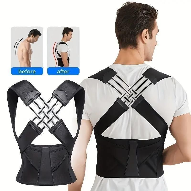Adjustable Back Posture Corrector/ Slouching Relieve Pain Belt Women Men mkp0fp-jd