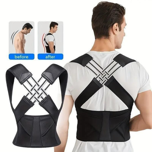 Adjustable Back Posture Corrector/ Slouching Relieve Pain Belt Women Men mkp0fp-jd