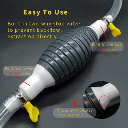 Newest High Flow Siphon Hand Pump Portable Manual Car Fuel Transfer Pump mkp0fp-jd