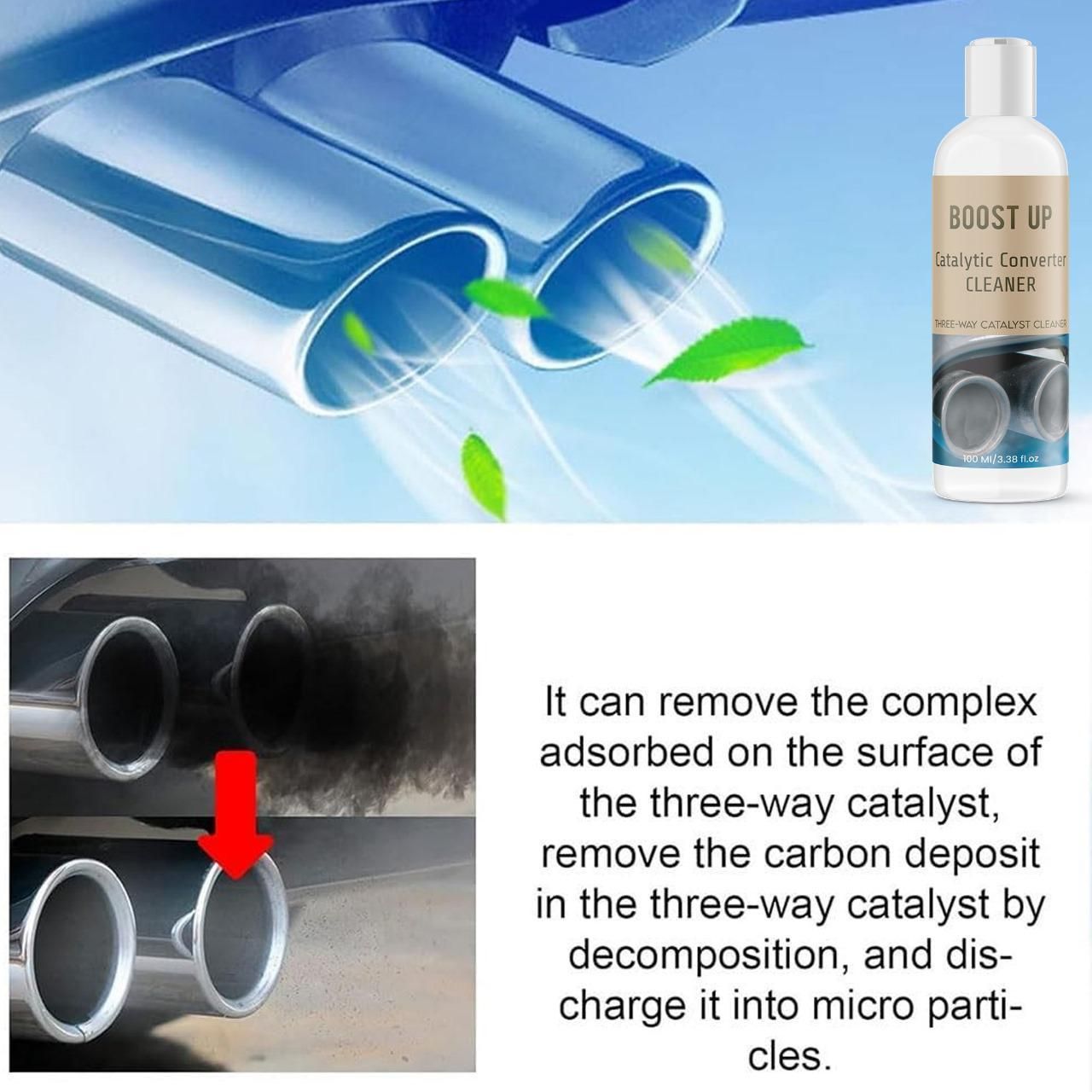 BOOST UP Catalytic Converter Cleaner 100ML (Pack of 2) mkp0fp-jd