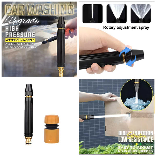 Portable High Pressure Washing Water Nozzle (Black) mkp0fp-jd