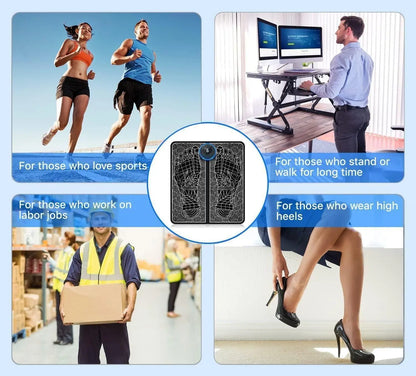 Foot Massage Pain Reliever, Wireless Electric EMS Massage Machine mkp0fp-jd