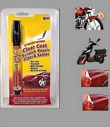 UV Sunlight Activated Clear Coat Scratch Remover Pen mkp0fp-jd